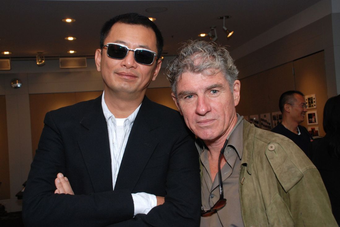 Wong Kar Wai and Christopher Doyle in 2008<br>